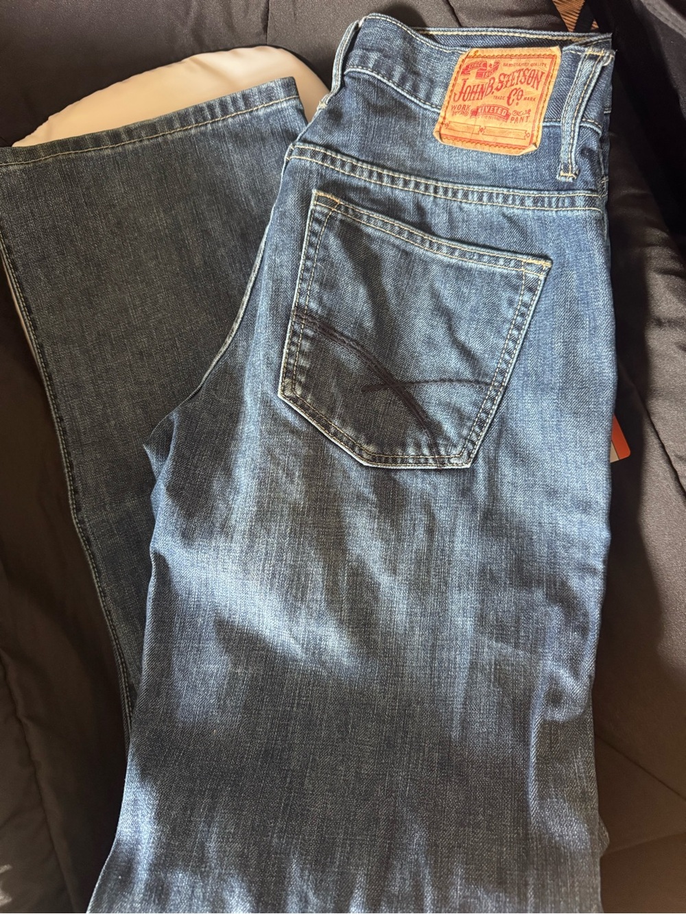 NEW Men's Dark Blue Stetson Jeans